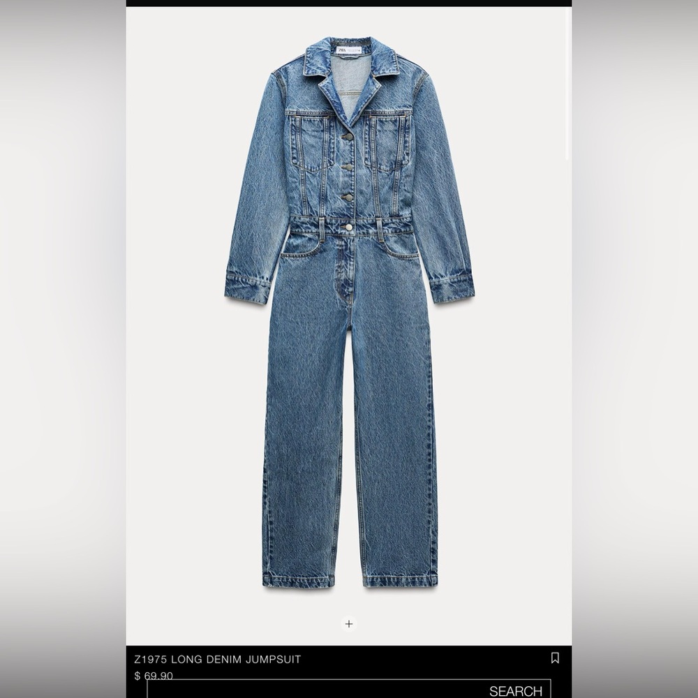 Zara denim jumpsuit BRAND NEW
